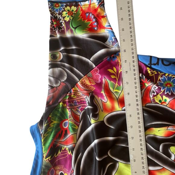 Paladin Sport Hype Drip Panther Cycling Jersey Women Size XL Bold Print Sporty - Picture 8 of 11